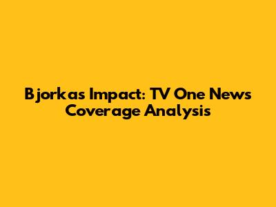 Bjorka's Impact: TV One News Coverage Analysis