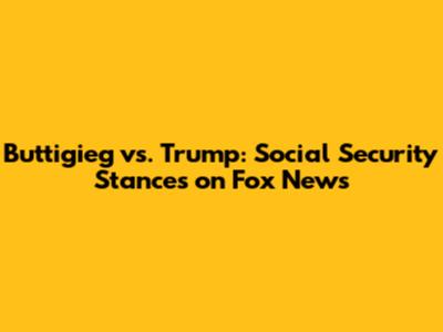 Buttigieg vs. Trump: Social Security Stances on Fox News