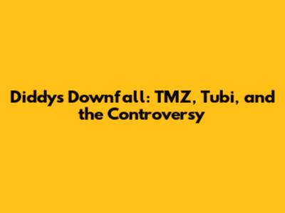 Diddy's Downfall: TMZ, Tubi, and the Controversy