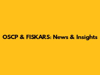 OSCP & FISKARS: News & Insights