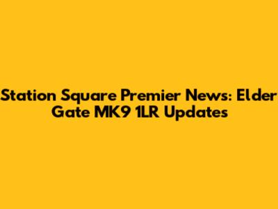 Station Square Premier News: Elder Gate MK9 1LR Updates