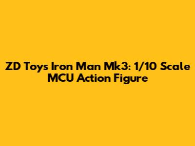 ZD Toys Iron Man Mk3: 1/10 Scale MCU Action Figure